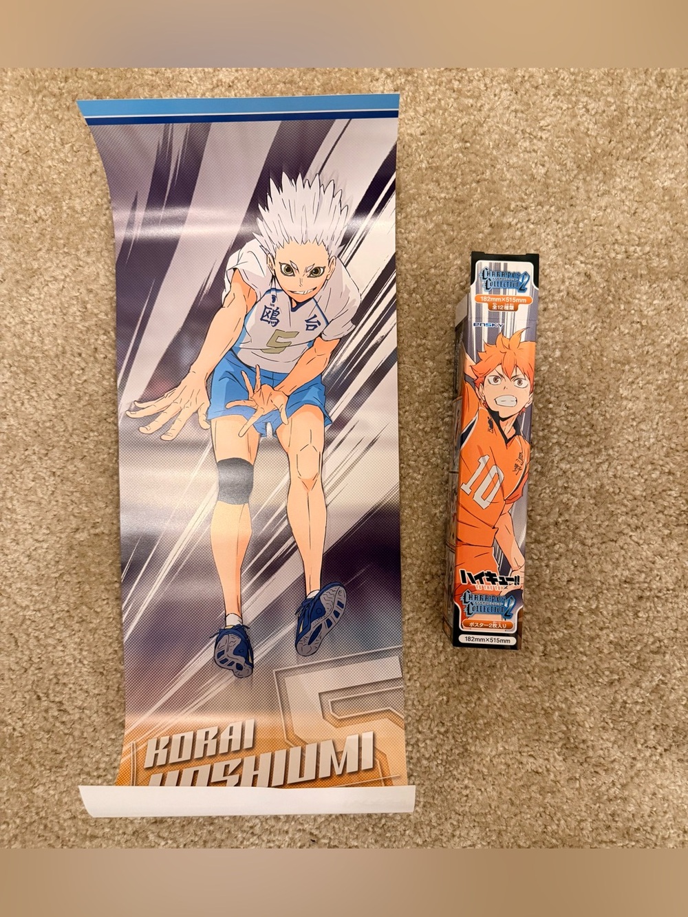 Anime official collectible haikyuu haikyu NEW poster hoshiumi